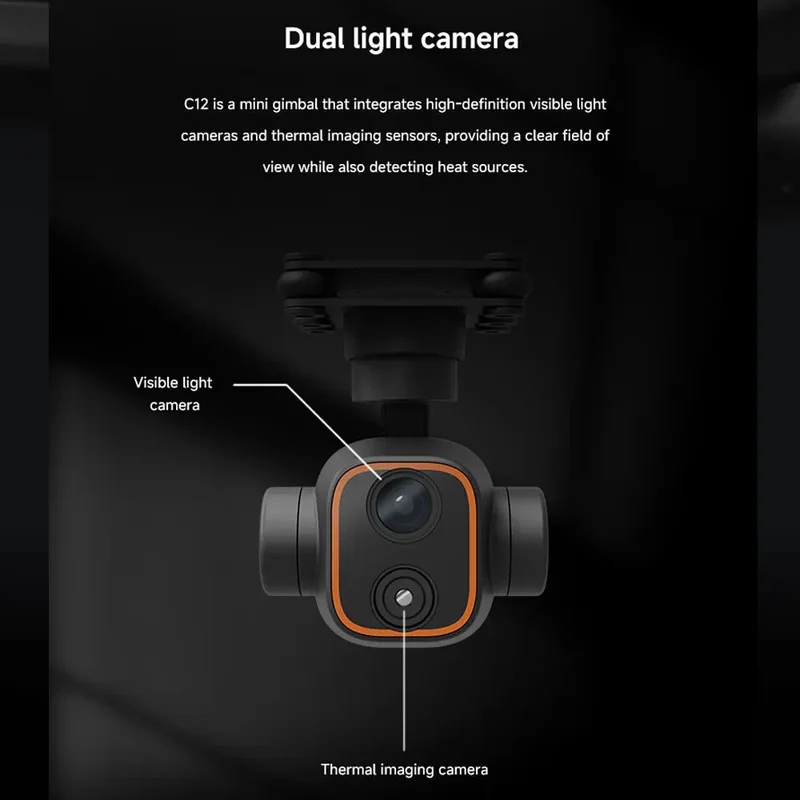 Skydroid C12 2K HD Thermal Ima - Thermal Imager Drone Gimbal 评论和价格